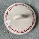 Vintage sugar bowl in half Badonviller porcelain
