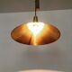 Mid Century Modern Fusijama brass pendant lamp by Th. Valentier