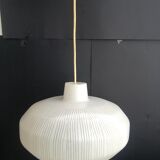 Danish modern mid-century 1950s glass ceiling lamp