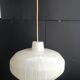 Danish modern mid-century 1950s glass ceiling lamp