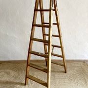 Antique wooden painter's stepladder