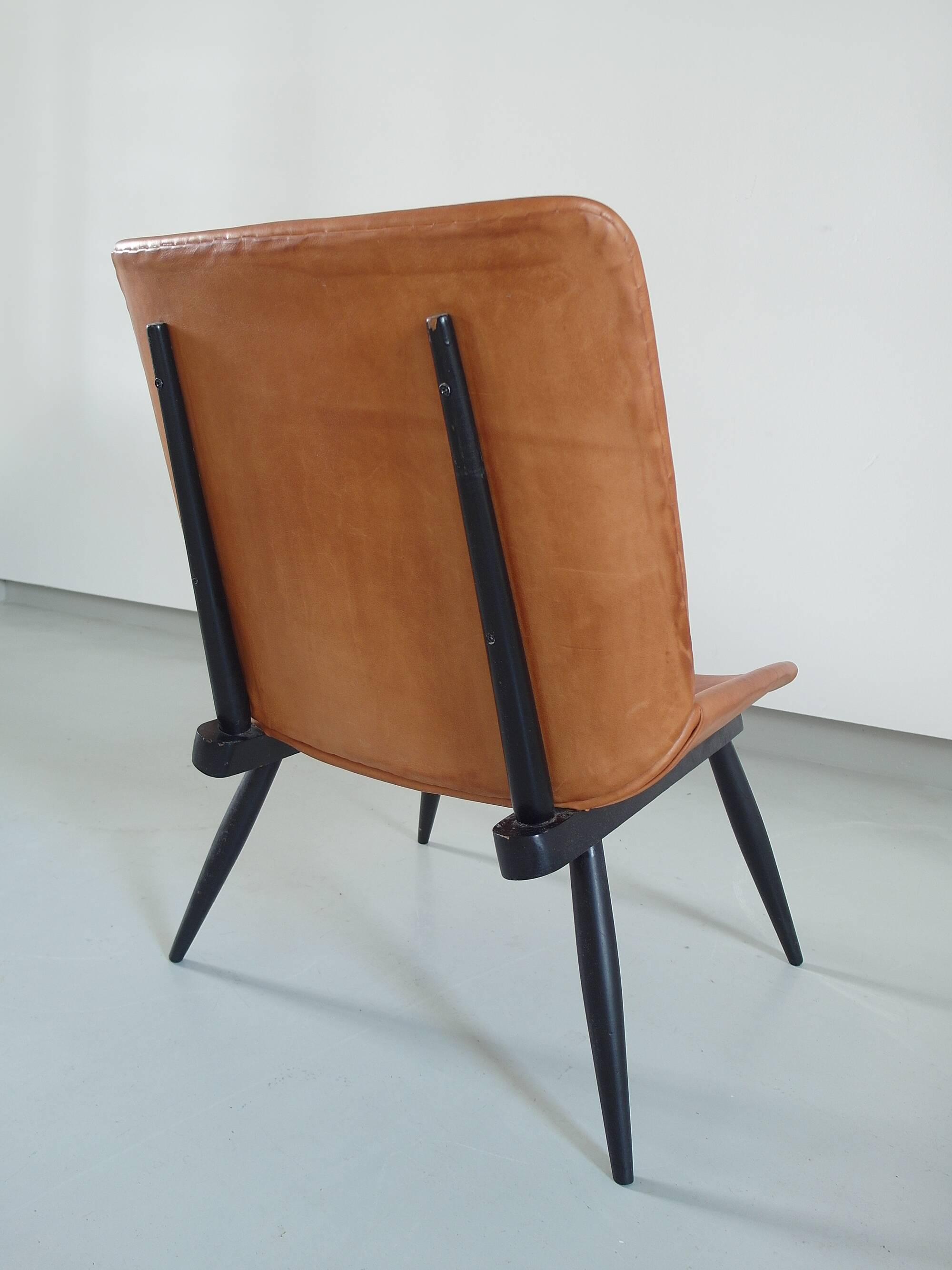 Finnish design leather chair