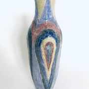 Vintage Handmade Art Studio Pottery Vase, 1980s
