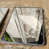 Duo of barber mirrors to pose