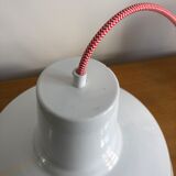 Suspension bowl enamelled white