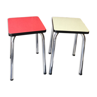 Pair of formica stools