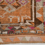 3x14 1960s Antique Vintage Runner Rug,84x427Cm