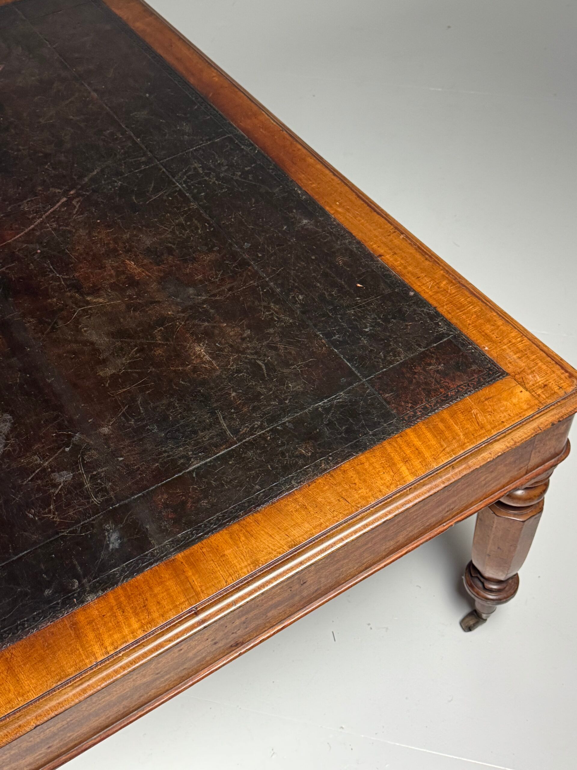 English writing desk partner desk 19th century