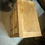 Small chest of drawers in solid walnut circa 1840