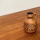 East German pottery vase from the mid-century GDR by Strehla Keramik, 1960s.