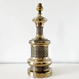 Gold-plated metal lamp base, 1950s