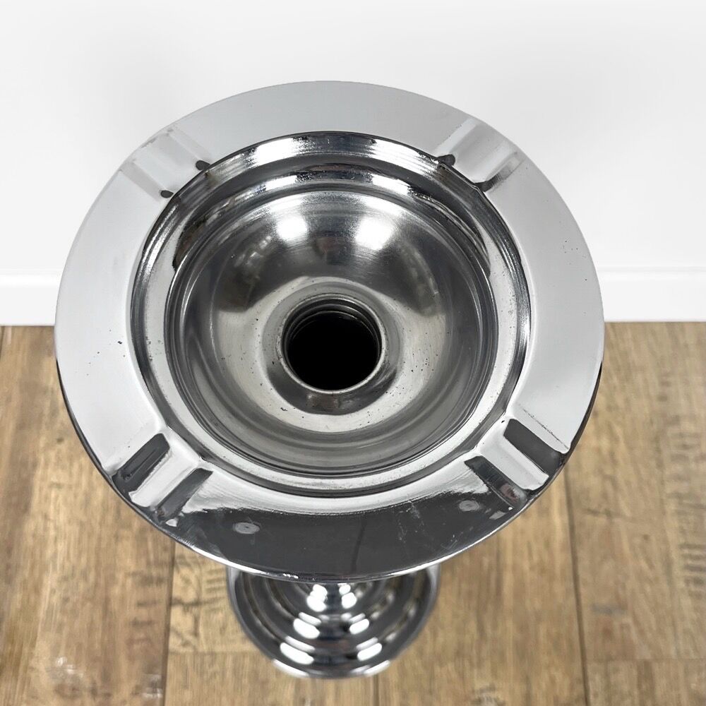 Culbuto ashtray in chromed metal Bauhaus 30s