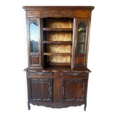 Two-body buffet in carved oak – Louis XV style – Tableware