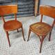 Old French cafe chairs set of 4 pcs