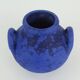 Mid century vase hartwig heyne hoy fat lava intense blue