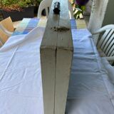 Folding suitcase table