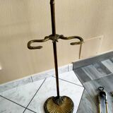 Brass fireplace set