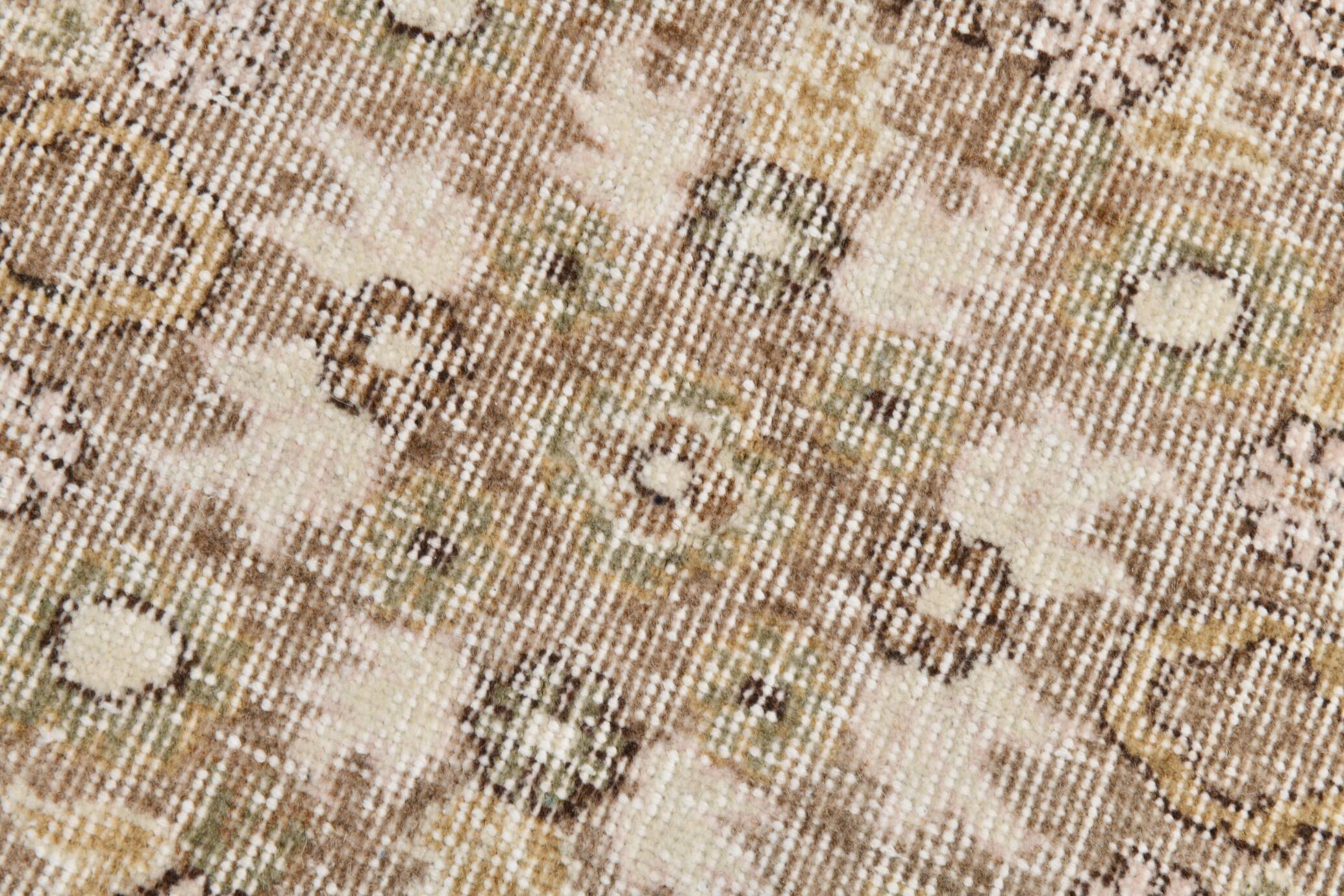 6x9 Beige & Brown Oriental Turkish Rug, 173x282Cm