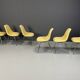 Eames fiberglass dining chairs for herman Miller, 1970s