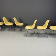 Eames fiberglass dining chairs for herman Miller, 1970s