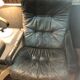 2 leather armchairs