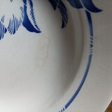Set of 5 hollow plates St Amand in ceramic