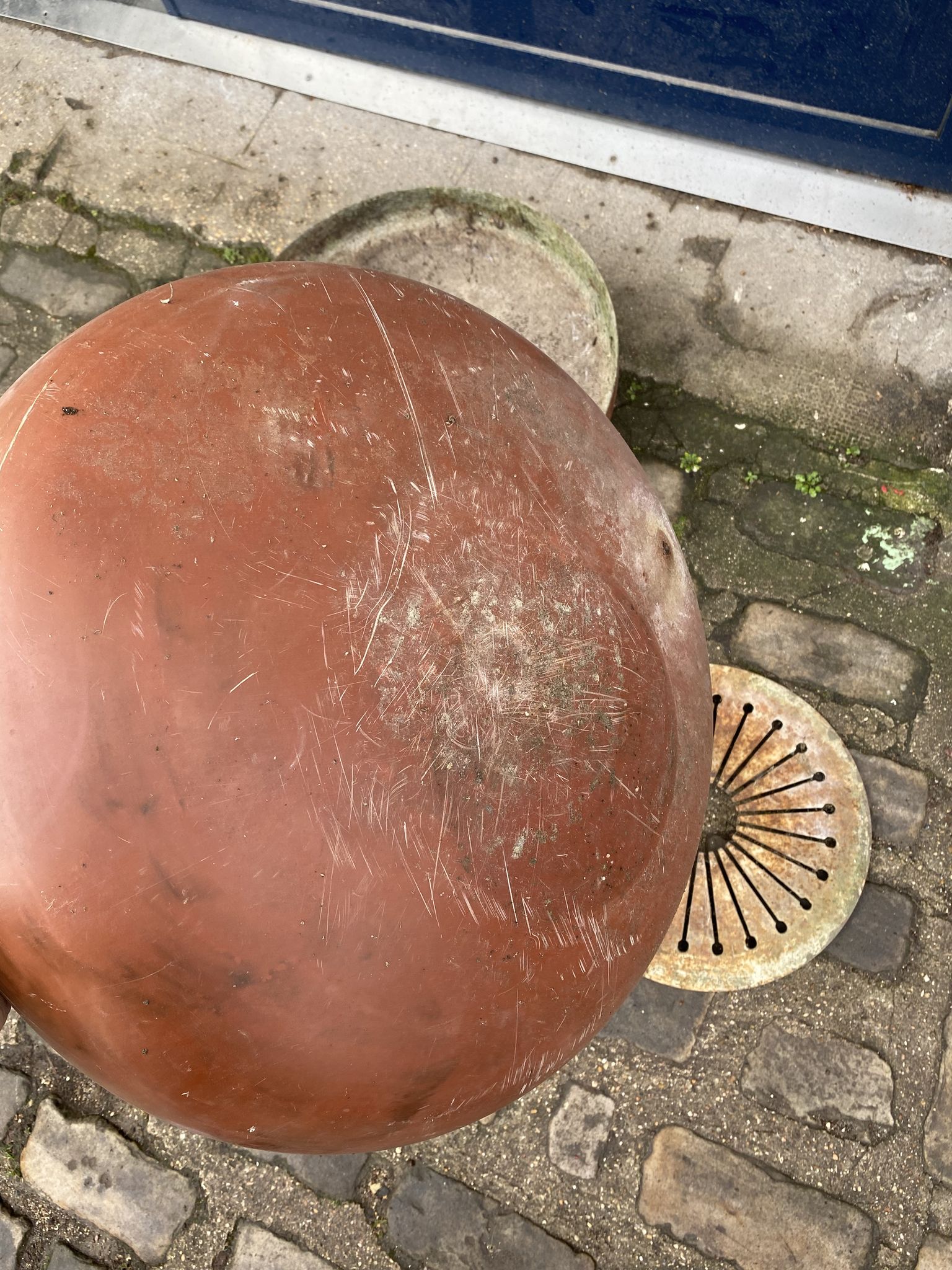 Set of 2 vintage planters Dominique Rabinet