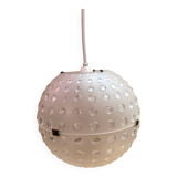 Old rotaflex plexi pendant lamp ball shape 70s vintage