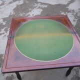 Mahogany games table