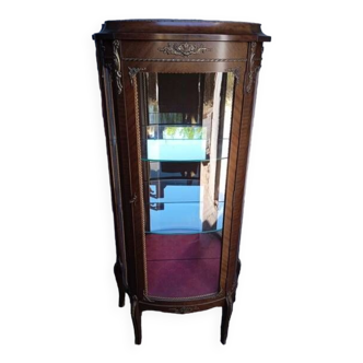 Louis XV style shelf display case from mid-20th century