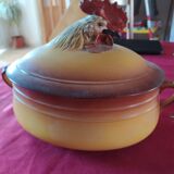 Enamelled casserole
