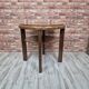 Restored Art Deco Walnut Burl Two-Tier Sunburst Table 1930s