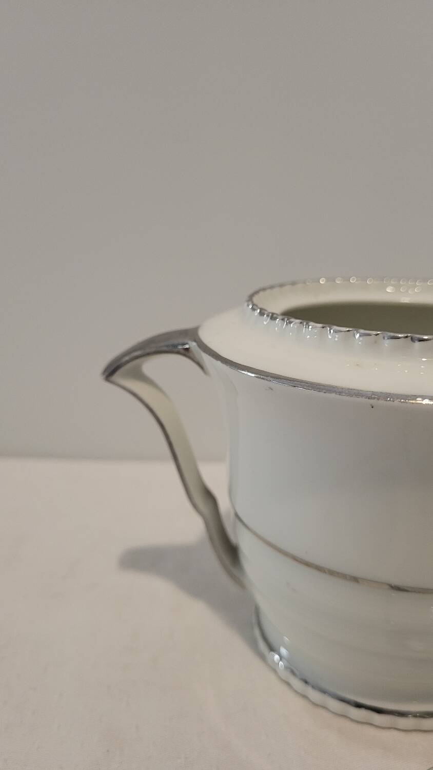 Art Deco porcelain sugar bowl