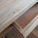 Wooden table and 4 stools