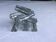 Set of 8 art deco crystal knife doors