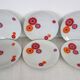 6 Assiettes Plates Seltmann Weiden West Germany 70's