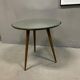 Small table feet spindles and glass top