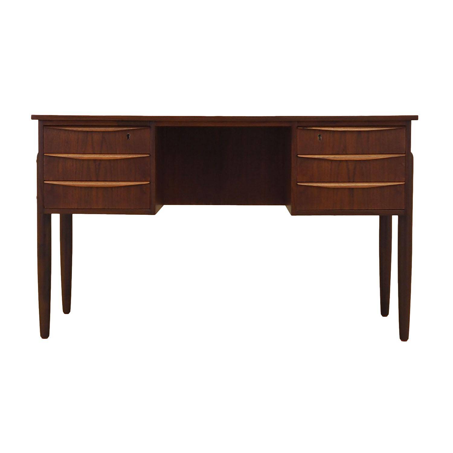 Teak desk, Danish design, 1960s, manufactured in Denmark