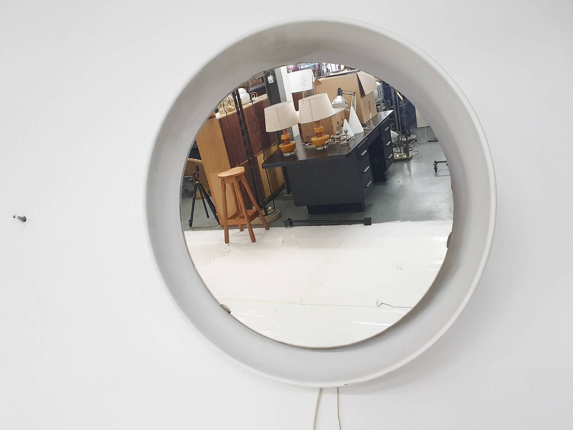 Poul Henningsen for Louis Poulsen mirror with back light, Denmark 1960's