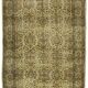 One-of-a-kind turkish handwoven vintage rug - rustic vintage charm 275x 165 cm