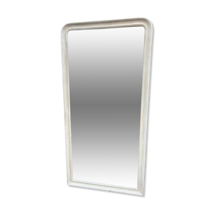 Miroir peint en gris,