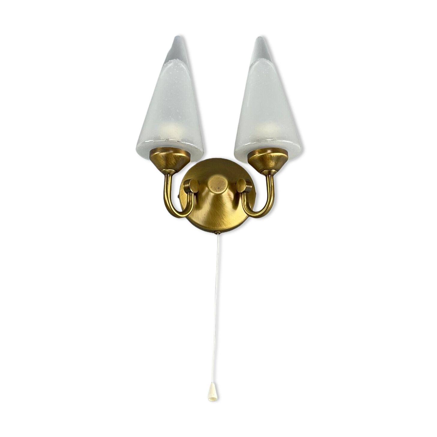 60s 70s Lamp Light Wall Lamp Wall Sconce Honsel Glass Space Age Design