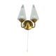 Applique murale Honsel verre space age design