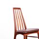 6 Danish chairs in teak and new leather, model "Eva" by Niels Koefoed.