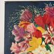 Bouquet rouge sur entablement, signé 1952