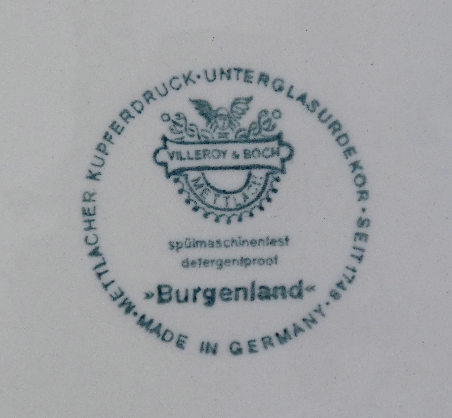 6 dessert plates Villeroy & Boch Germany Burgenland TBE
