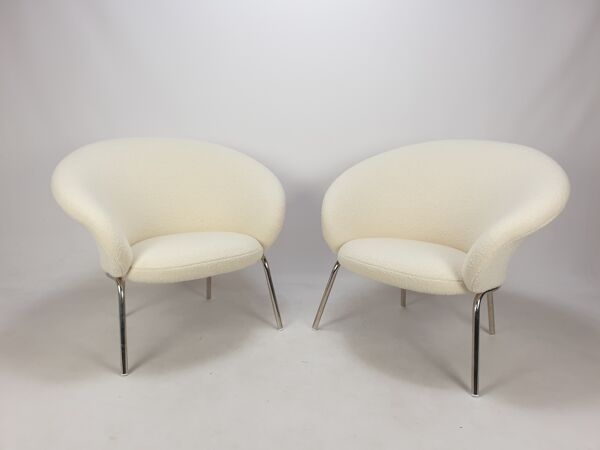Paire de fauteuils modèle F570 par Pierre Paulin pour Artifort, années 1960