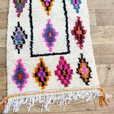 Handmade wool Berber rug 165 X 70 CM