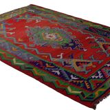 Authentic Vintage Turkish Kilims & Handwoven Rugs – Unique Home Decor Pieces 195x 295 cm