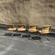 4 chaises Cesca B32 Marcel Breuer